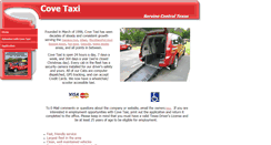 Desktop Screenshot of covetaxi.com